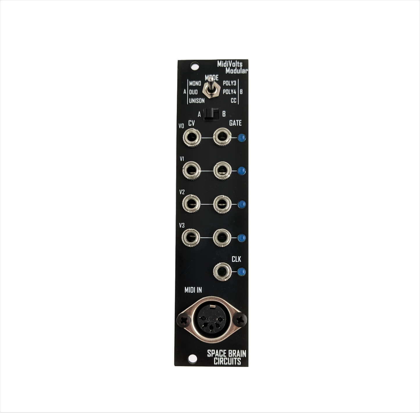 MidiVolts Modular - Polyphonic 4 Voice Midi to CV Controller – Space ...