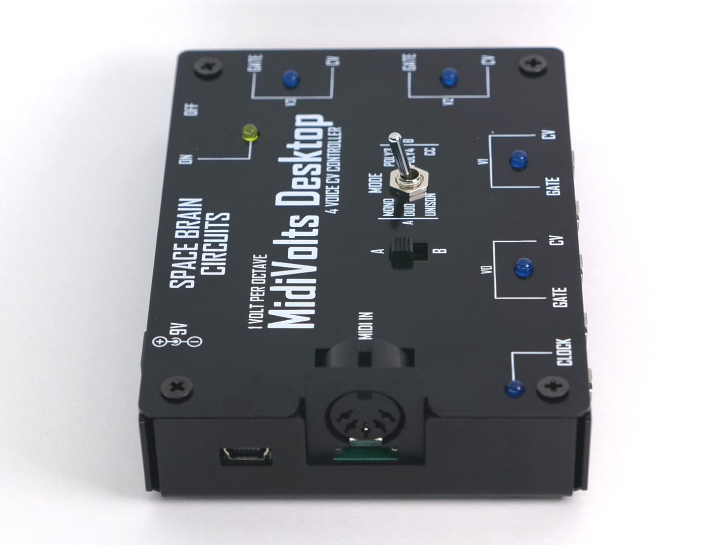 MidiVolts Desktop - Polyphonic 4 Voice Midi to CV Controller