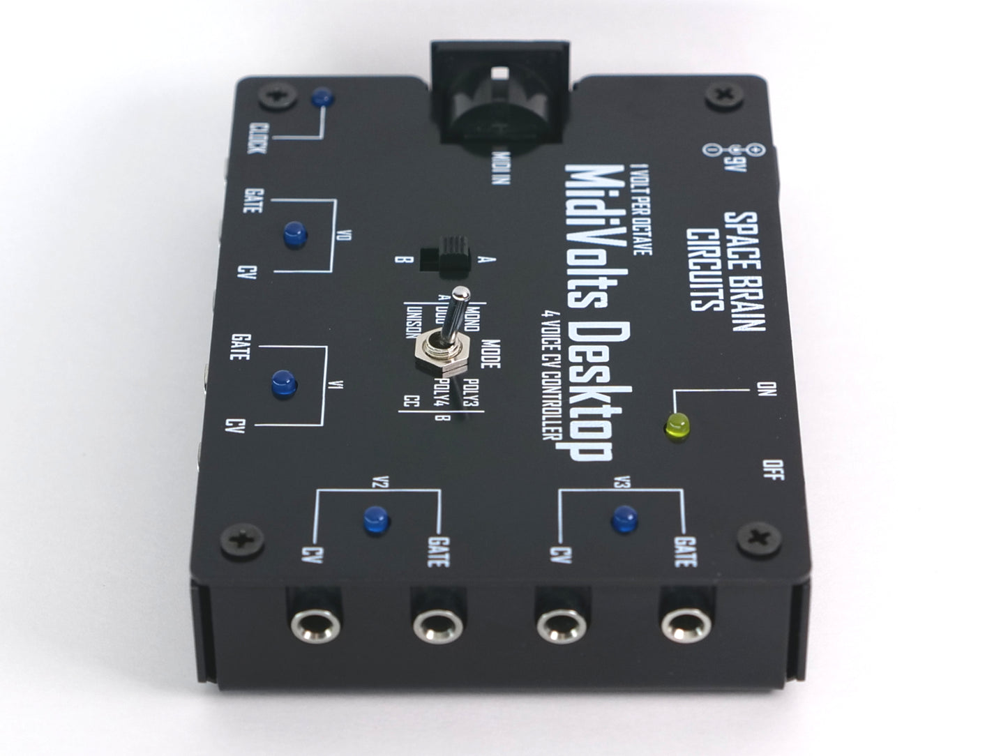 MidiVolts Desktop - Polyphonic 4 Voice Midi to CV Controller